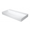 Duravit DuraSquare - Umývadlo, 100x47 cm, bez prepadu, bez otvoru na batériu, DuraCeram, biela 2353100070