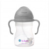B.BOX hrnček so slamkou Sippy Cup 240ml Varianta: sivý