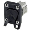 Neutrik RJ 45 Zástrčka EtherCon NE8FDX-Y6-W zásuvka, vestavná Počet pólů 8P8C černá 1 ks