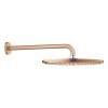Grohe Rainshower horná sprcha so sprchovacím ramenom 31x31 cm okrúhly Brushed Warm Sunset 26066DL0