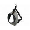 Bezpečnostný postroj do auta, M, 44-60cm, pre malé a stredné plemená psov, neoprén, sivá