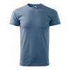 MALFINI Tričko Basic 129, krátký rukáv, pánské MAL-1296018 3XL Denim