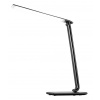 Solight LED stolní lampička stmívatelná, 12W, volba teploty světla, USB, černý lesk