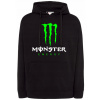 Pánska mikina s kapucňou MONSTER ENERGY L ČIERNA
