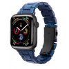 eses Remienok z epoxidovej živice - Vzorovaný tmavo modrý, 42mm, 44mm, 45mm, 49mm