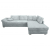 Carryhome ROHOVÁ SEDACIA SÚPRAVA, textil, svetlosivá - Online Only obývacie izby - 002330008803