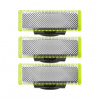 Náhradné čepele pre holiace strojčeky OneBlade QP25xx QP26xx QP65xx QP66xx, 3 kusy