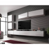 Cama Meble Obývačka VIGO SLANT 6, biela/biely lesk