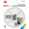 LED pásik Avide Set vodeodolný LED pásik s ovládaním a zdrojom 5m (ABLSBL12V5050-30RGB65)