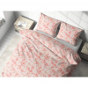 Dreamy Linens Obliečky bavlnené staro-ružové Kvety a vtáčiky