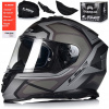 Motocyklová prilba LS2 FF800 Storm II Faster M. Titanium 3XL