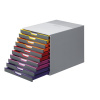 Durable Varicolor 10 box 10 zásuviek sivý