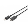 DIGITUS Digitus AK-340303-010-S adaptér na video kábel 1 m Typ HDMI (štandard) DisplayPort Čierna (AK-340303-010-S)