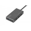 DIGITUS Digitus DA-70240-1 hub USB 3.2 Gen 1 (3.1 Gen 1) Type-A 5000 Mbit/s Čierna (DA-70240-1)