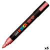 Zvýrazňovač POSCA PC-5M Červená (6 ks)