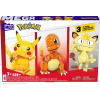 Pokémon Mega Construx Kanto Region Trio Pikachu a Charmander a Meowth