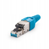 Keline konektor RJ45/s, beznástrojový, pre priamu montáž