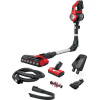 Bosch BBS711ANM stick vacuum/electric broom Bagless 0.3 L Black Red Stainless steel