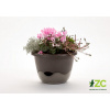 Kvetináč Mareta závesný - antracit tmavý + svetlý 30 cm