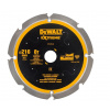 DT1473 DEWALT PILOVÝ KOTOUČ NA CEMENTOVLAKNITÉ DESKY A LAMINÁT, 216 X 30, 8 ZUBů, 12°