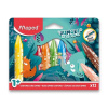 MAPED Jungle Fever Jumbo, voskovky (12 farieb)