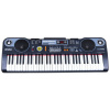 mamido Veľký keyboard s mikrofónom MP3 čierny