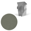 AP35 vnútorný roh k lište TYP 08 ACARA, PVC Cement light grey, 1 ks