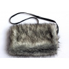 Rukavice - Univerzálne sivé dámske rukavice. (Super Mufka Bag - Rukavice kožušiny !!!)
