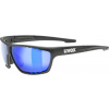 Sluneční brýle UVEX SPORTSTYLE 706 BLACK MAT / MIR.BLUE 00086987