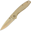 Smith & Wesson® Nôž zatvárací EXECUTIVE GOLD hladké ostrie ZLATÝ