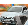 Deflektory - Opel Astra J Htb 2009-2015 (+zadné)