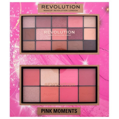 Makeup Revolution Pink Moments Face & Eye Gift Set - Darčeková sada 16 g 0 g