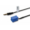 VHBW Adaptér z USB na AUX pre Audi / Seat / Škoda / VW, bez napájania - neoriginálne