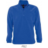 SOL´S NESS / Pánska fleecová mikina s 1/2 zipsom - royal blue XL