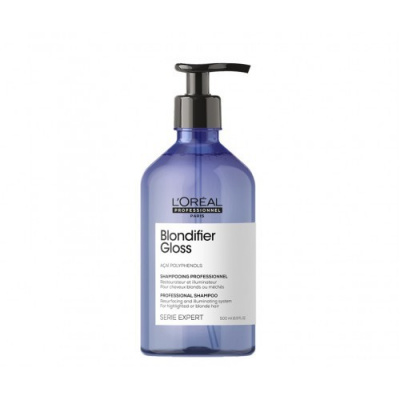 L'Oréal Professionnel Serie Expert Blondifier Gloss Professional Shampoo 500 ml - Rozjasňujúci šampón pre blond vlasy