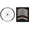 CROSSMAX 10ks nálepky na bicykel kolesá obruče 26' 27' 28' 29' YESS Nálepky