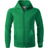Malfini Trendy Zipper Detská mikina 412 stredne zelená 122