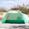 vidaXL Plážový stan 2 osoby morský zelený rýchloupínací vodeodolný