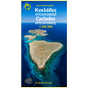 Mapa Anavasi Mapa Řecko: Cyclades – Argosaronic islands 1:200 000|125 x 175 mm