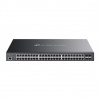 TP-Link Omada SG3452XMPP síťový přepínač Řízený L2+ Gigabit Ethernet (10/100/1000) Podpora napájení po Ethernetu (PoE) 1U Černá