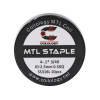 Předmotané spirálky Coilology MTL Series - MTL Staple SS316L (0,5ohm) (10ks)