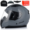 MOTOCYKLOVÁ PRILBA LS2 FF353 RAPID II SOLID NARDO GREY-06 XS