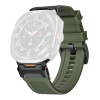 Techsuit Watchband (W068) remienok pre Samsung Galaxy Watch Ultra 47mm – zelený / čierny KF2338442
