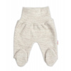 Pletené dojčenské polodupačky Hand Made, Baby Nellys, jasno béžové, veľ. 68