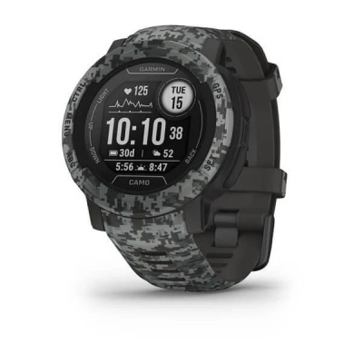 Garmin GPS sportovní hodinky Instinct 2 – Camo Edition, Graphite Camo 010-02626-03