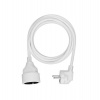 Solight prodlužovací přívod 3m, 1 zásuvka, 16A/3680W, PVC, bílý (PS03X)