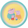 Dezertný tanierik priemer 18 cm, Prasiatko Peppa, žltý | Petit Jour Paris