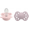 BIBS Infinity silikonové symetrické dudlíky 0-6m Blossom/Dusky Lilac 2ks (265108)