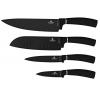 Berlingerhaus Sada nožů s nepřilnavým povrchem 4 ks Matte Black Collection BH-2893
