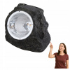 Solárna LED lampa 2x0,06W Kameň SOLAR 3302 Globo